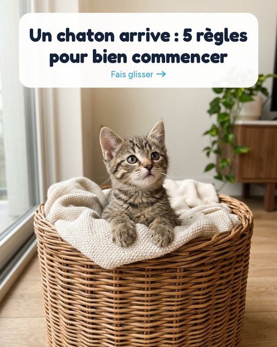 Un chaton arrive à la maison ?